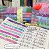 Colorful Dual-Tip Fluorescent Markers – Aesthetic Student Highlighters, Classroom and Planner Set