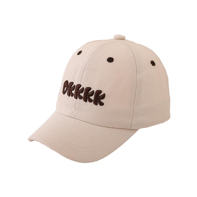 Modna Haftowana Czapka Baseballowa dla Dzieci na Wiosnę 2026 - Nakrycie Głowy Chroniące Przed Słońcem dla Chłopców i Dziewczynek