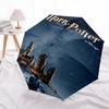 1pc Harry Potter Always Automatic Folding Umbrella - Compact 8-Rib Design, Durable Plastic & Iron1478L
