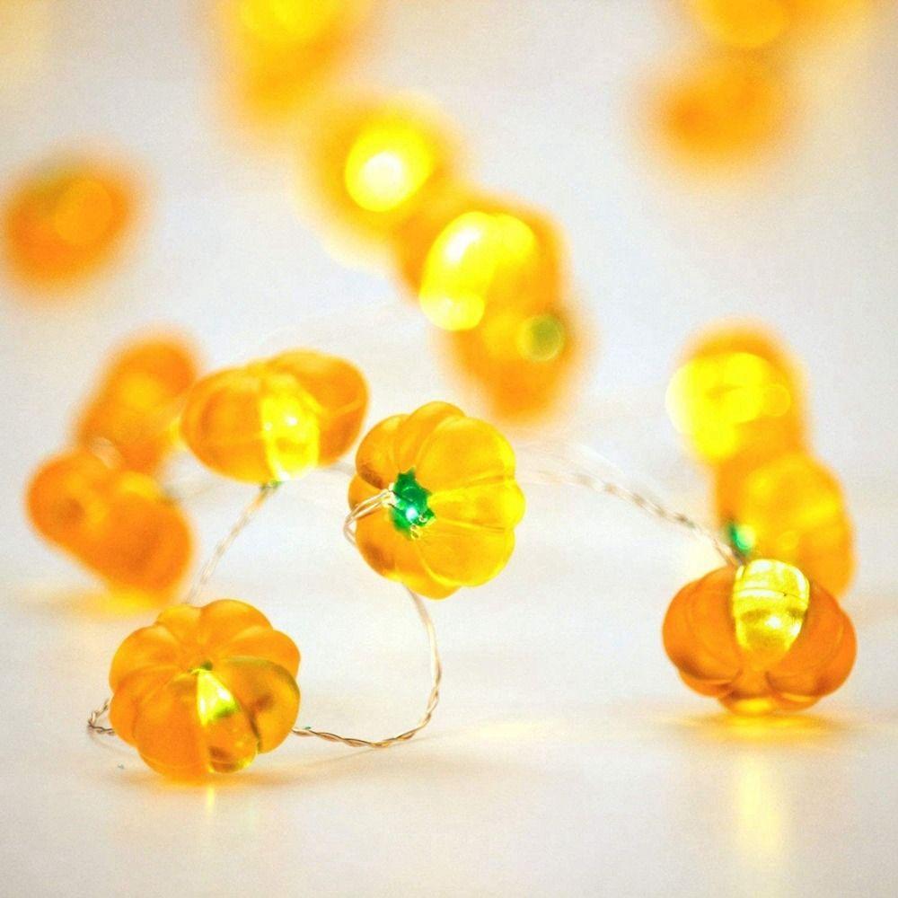 3D Pumpkin Light Hanging Halloween LED String Light Pumpkin Lantern String Saints' Day