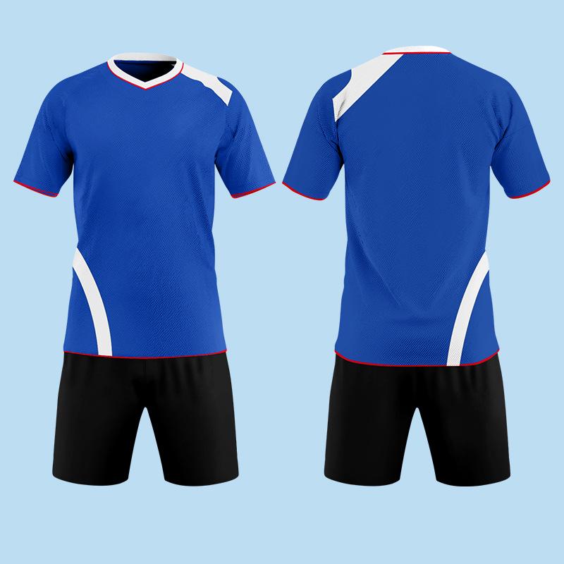 Women's & Men's Volleyball Team Uniform Set - Short-Sleeved, Professional Training Suit with Printed Numbers