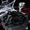 Party Favors for Trick or Treaters Halloween Giant Spider Web Decorations, Large Fake Furry Stretchable Supplies Outdoor, Indoor, Yard, Home, Haunted