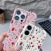 Full-Coverage Christmas Pattern iPhone Case for iPhone 17 16 15 14 Fro Max 13 Air - Festive Shockproof TPU Cover with PU Leather Texture