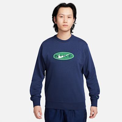 Nike Sweatshirts Men s Blue Crew Neck Moderate Other M