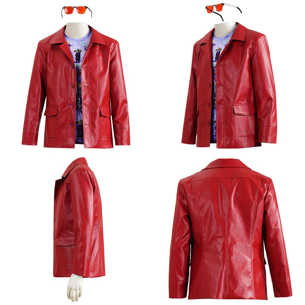 Fight Club Knight Leather Jacket Costume For Cosplay And Halloween Events