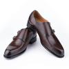 Fashion Genuine Leather Shoes Handmade Loafers for Men High Quality Buckles Monk Shoe Male Sapato Social Masculino Business Formal Shoes