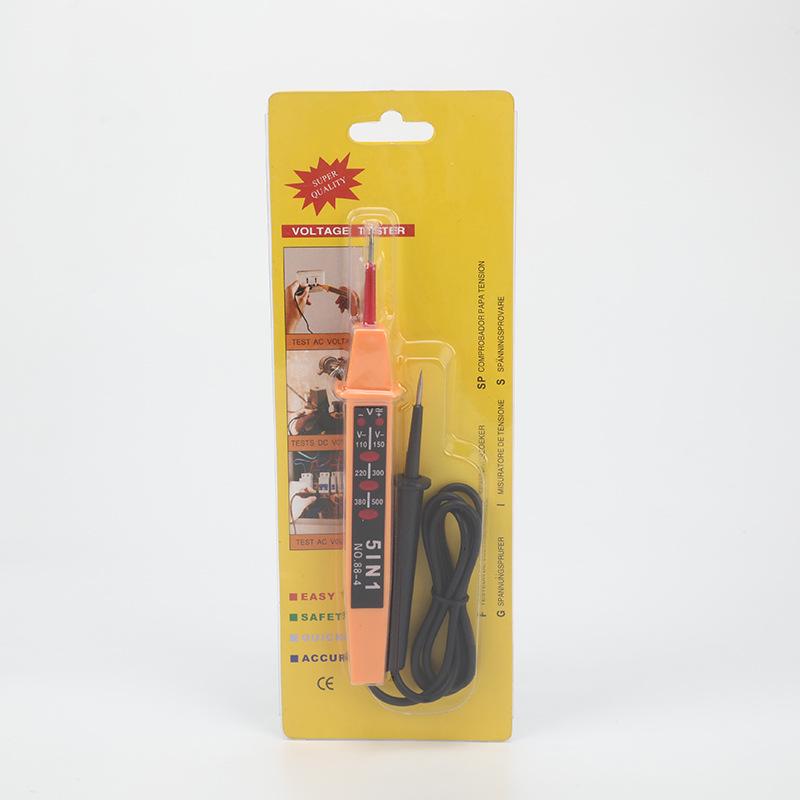 5-in-1 Multi-Function Electrician's Test Pen, 110-500V Voltage Detector for Home Use