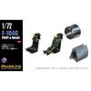 Modelink Japan 1/72 F-104G Pilot Seat & Nozzle Detail Up Parts for Plastic Model Kits M72045