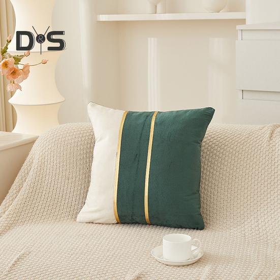 Samt Kissenbezug 18x18 Zoll Luxus Kissenhülle mit Verdecktem Reißverschluss Dekorative Sofa Wurfkissenhülle für Wohnzimmer Bett