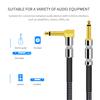 3 Meters  10 Feet Musical Instrument Audio Guitar Cable Cord 1 4 Inch Straight To Right Angle Gold Plated TS Plugs PVC