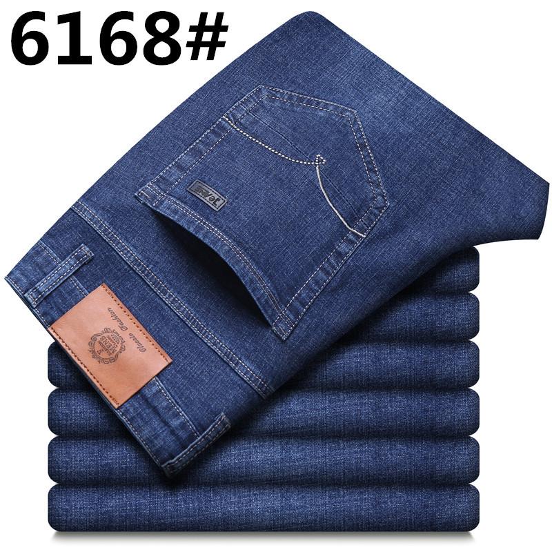 

Утепленные и утолщенные джинсы мужские осенне-зимняя секция новых свободных прямых с бархатом теплых мужских зимних брюк 40