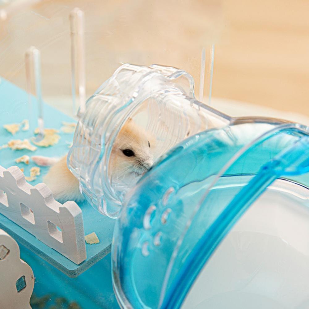 Multi-function Bathtub Spherical Breathable Hamster Villa Sauna Room Hamster Toilet Bath Sandbox