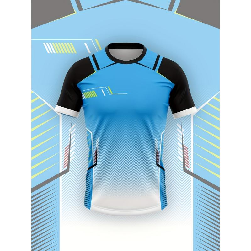 

Geometric creative sports T-shirt S