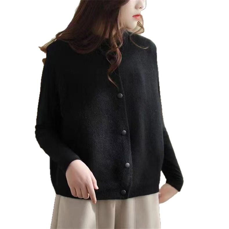 Lazy wind vest vest knitted sweater stacked on autumn and winter new sleeveless vest versatile sweater women's top tide
