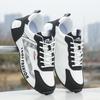 Neue Leder Freizeitschuhe leichte weiche Sohle Sneaker Dad Shoes rutschfeste Studenten Laufschuhe