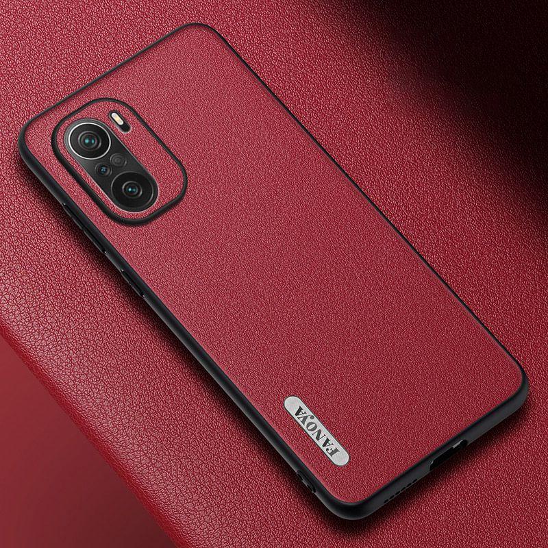 Luxury Leather Case For Xiaomi Mi 11i 11X Pro Poco F3 Cover Matte Silicone Full Protection Phone Case For Redmi K40 Pro Plus 5G