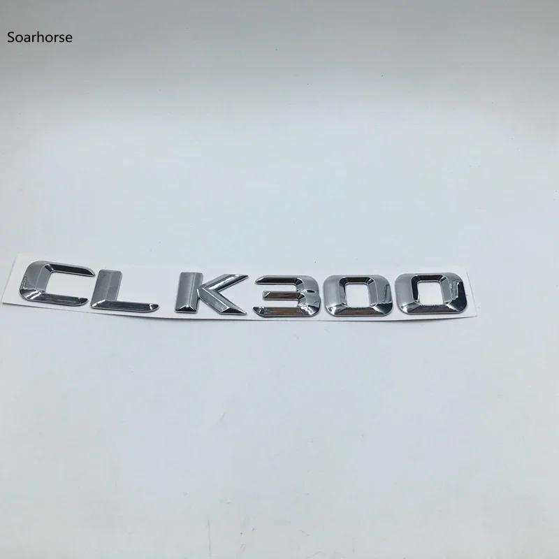 3D ABS For Mercedes-Benz W209 CLK Class CLK55 CLK63 CLK200 CLK220 CLK230 CLK550 Emblems Tail Logo Chrome Stickers Accessories