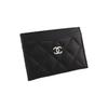 Chanel Diamond Quilted Card Holder Women Accessories Black AP0213-Y01588-C3906