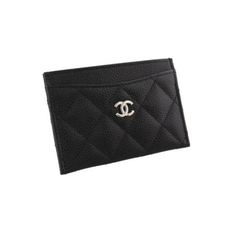 Chanel Diamond Quilted Card Holder Women Accessories Black AP0213-Y01588-C3906