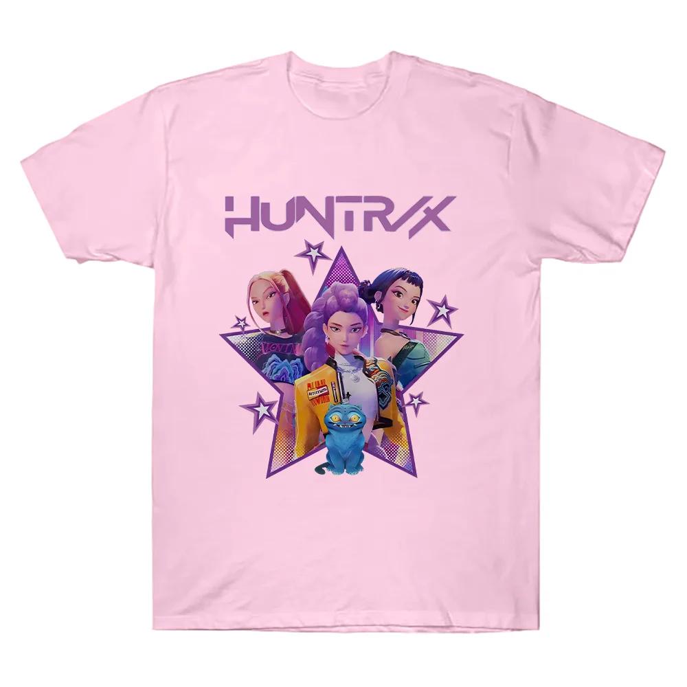 T-shirt Clothing Fashion Comfortable T Shirt Demon Hunters Tees Rumi Women O-Neck Short Sleeves Summer Short Sleeved Harajuku