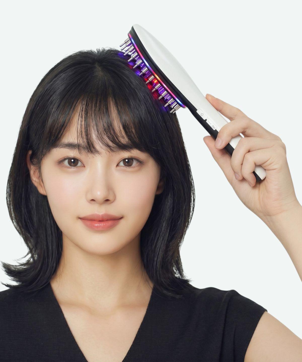 HairPro Scalp Massager Care Brush High Frequency EMS Beauty Device