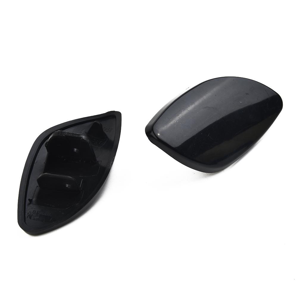 2pcs Headlight Washer Covers Car Auto Set Kit Front Bumper Accessories
