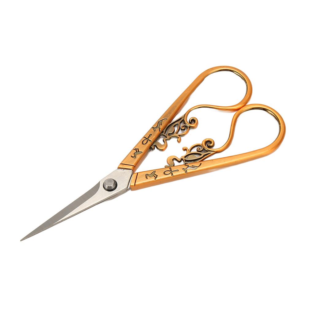 Embroidery Sewing Scissor Vintage Scissor Portable Stainless Steel Retro Scissors for Needlework Crochet