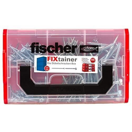 Vis - FISCHER - FIXTAINER - Système De Clic Pratique - Compartiments Modulables - Lot De 210