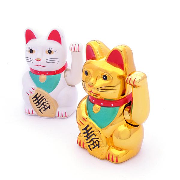 Large Multi-size Lucky Cat Figurine - Wealth & Fortune Home Decoration, Perfect for New Store Opening or Housewarming Gift