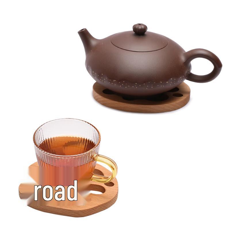 Beechwood Lotus Root Coasters (Set of 2)