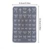 Ribbon Bowknot Nail Silicone Mold Relief Design Nail Art Mold Decoration 3D Accessories Diy Transfer Template Nail Art Tools