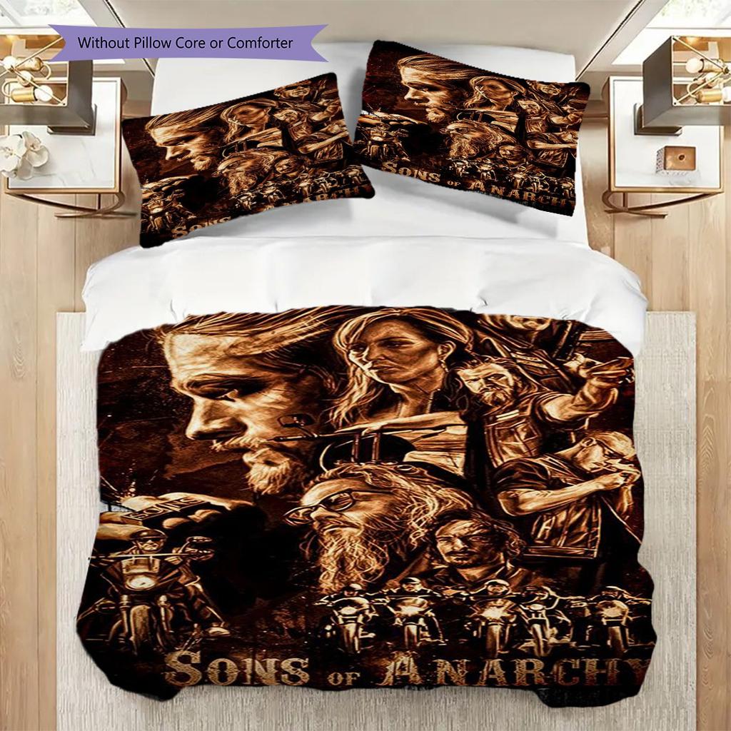 Skull Crossbones Dark Portrait Bedding 1 Duvet Cover 2 Pillowcase Without Core Duvet Cover And Pillowcase Christmas Birthday Gift
