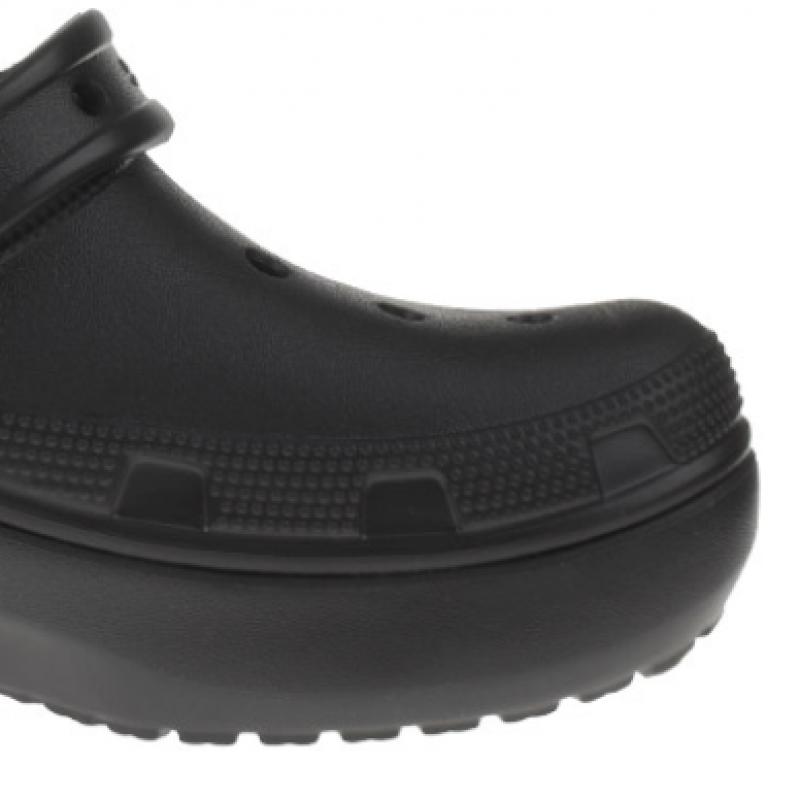 Crocs Classic Platform Lined Clogs Tulle 207938 001 Black