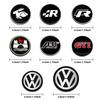 2025 Hot Car Steering Wheel Center Trim Stickers Badge Accessories For Volkswagen VW R Golf 4 5 6 7 Bora MK7 Beetle Touran Tigua