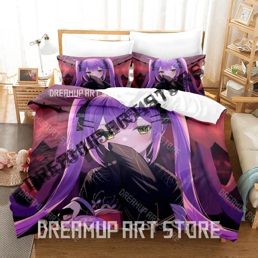 3D Print Tokoyami Towa Bedding Set Single Twin Full Queen King Size Bed Set Adult Bedroom Duvetcover Sets Anime Bed Sheet Set