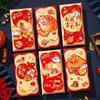 2026 Year of the Horse Zodiac Lucky Envelopes: Festive Cartoon Red Lai See Pockets for Spring Festival