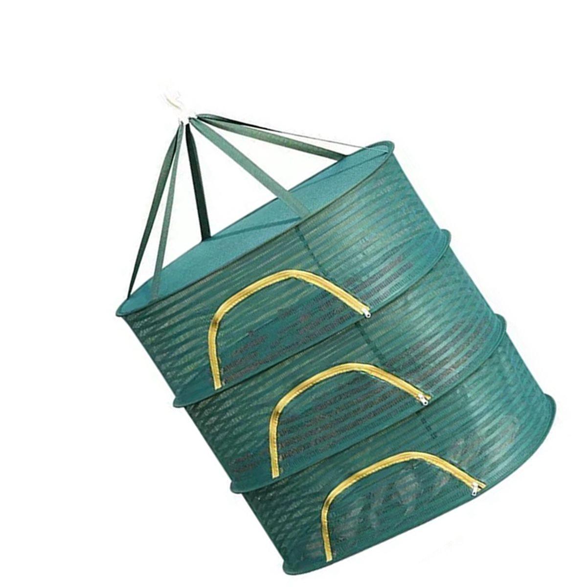 

70x50cmFoldable Drying Fishing Vegetable Fish Net Hanging Drying Rack Net 3Layer Clothing Drying Storage Rack Drying Net China Mainland