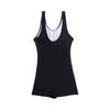 Women's Printed Patchwork Sports Competitive One-Piece Swimsuit
