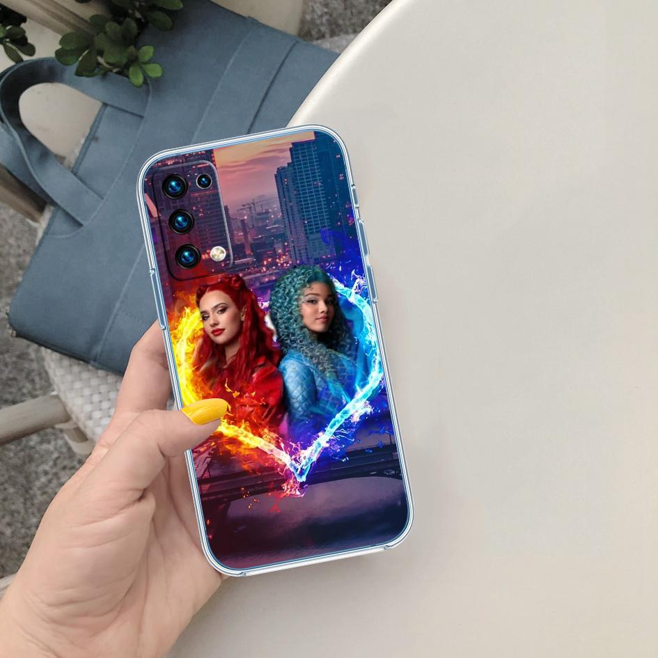 CJ33 Descendants Soft Shell Transparent Phone Case for Samsung Galaxy A04 A04S A14 A23 A34 A54 M23 M33 M52 M53