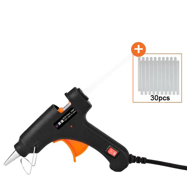 Hot-melt Electric Heating Hot Melt Glue Gun Sticks Trigger Repair Heat Art Repair Tool 20W EU US Plug