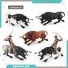 Spanish Bullfighting Set: North African Wild Bull & Tamed Bull Rider Figurine