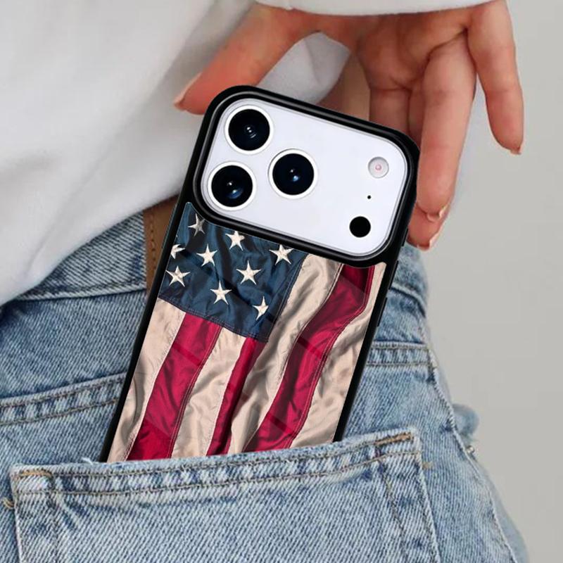 

American Flag Phone Case for iPhone 16e 15 14 13 12 17 Pro Max Plus Air 17pro Cover Coque iPhone 13