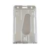 Vertical Design Credit Card Holder Vertical Hard Plastic Transparent Card Sets Cutting Ferrule Double-sided Use Cutting Sleeve