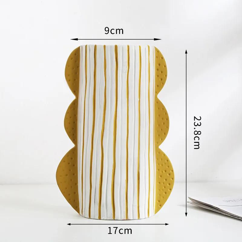 

Cartoon Style Ceramic Vase Flower Pots Desk Decoration Flowers Arrangement Colorful Porcelain Floral Vases Modern Home Decor