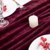 30*120inch European Style Velvet Table Runner Wedding Christmas Party Gathering Supplies