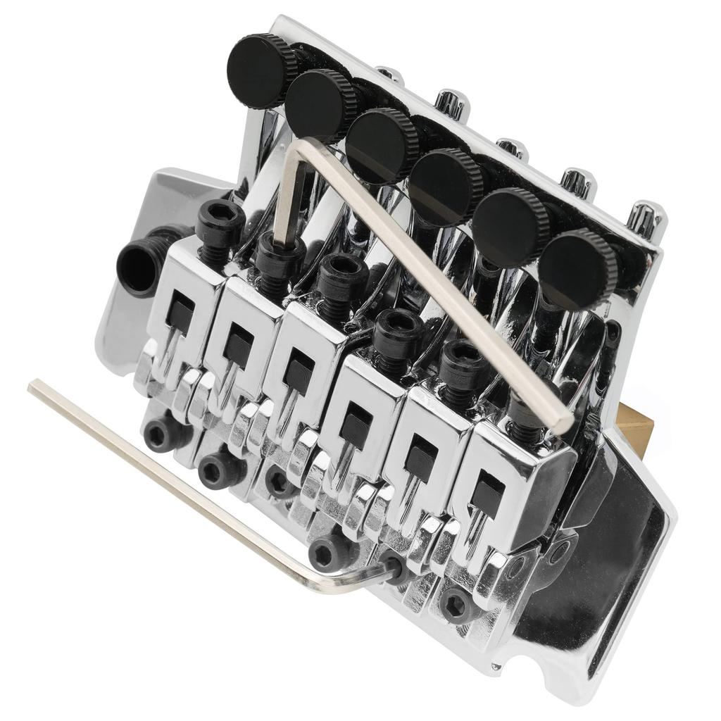 Musiclily Pro Pitch Tremolo Unit 34mm Brass Low for Floyd Rose Electric Chrome 10.8mm Bridge, Block, Profile, Guitars,