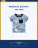 Korean Style 2024 Summer Kids' T-Shirts: Short Sleeve Baby & Boys' Clothing
