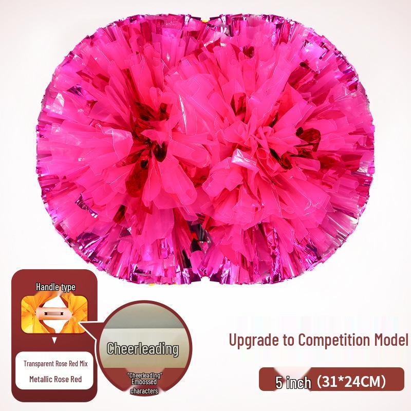 New Competition Style Cheerleading Pom-Poms - Handheld Cheer Flowers for Dance Performances