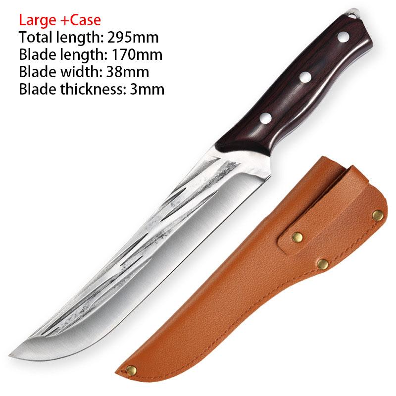 Forged 5CR15 Stainless Steel Fixed Blade Boning Knife Outdoor Camping Hunting Tool Grilled Meat Cutter For Kitchen