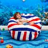Stuffed Animal Storage Chair Plush Doll Zippered Organize Chair Toy Holder Seat Beans Bags For Kids Bedroom Reading Corner